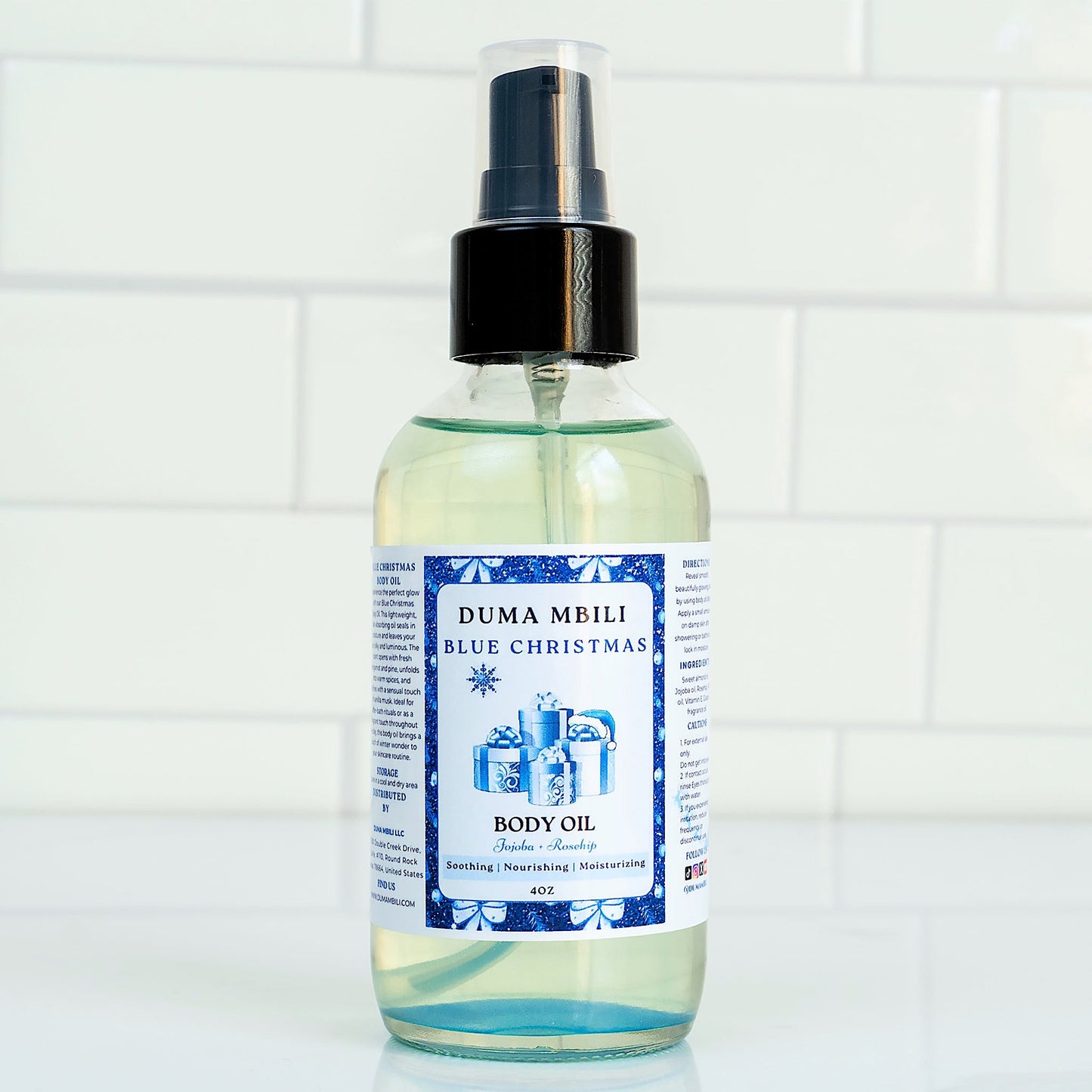Blue Christmas Body Oil