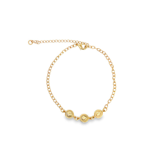 Coin Charm Bracelet