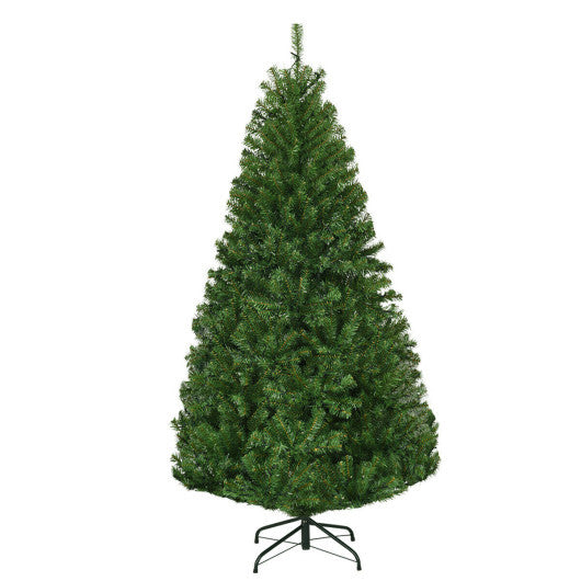 Costway 5Ft Pre-Lit Artificial Christmas Tree Hinged 150 LED Lights