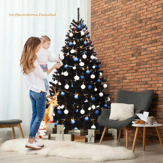 Costway 6 Feet Hinged Artificial Halloween Christmas Tree
