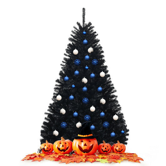 Costway 6 Feet Hinged Artificial Halloween Christmas Tree