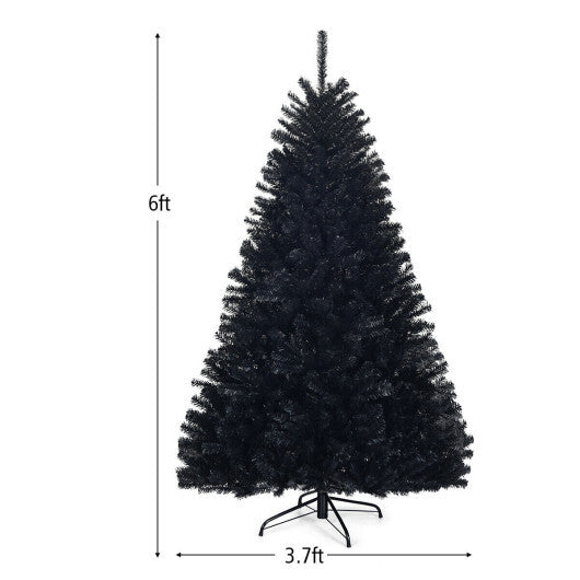 Costway 6 Feet Hinged Artificial Halloween Christmas Tree