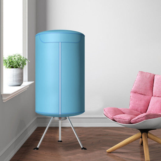 Costway Portable Ventless Laundry Clothes Dryer Folding Drying Machine Heater