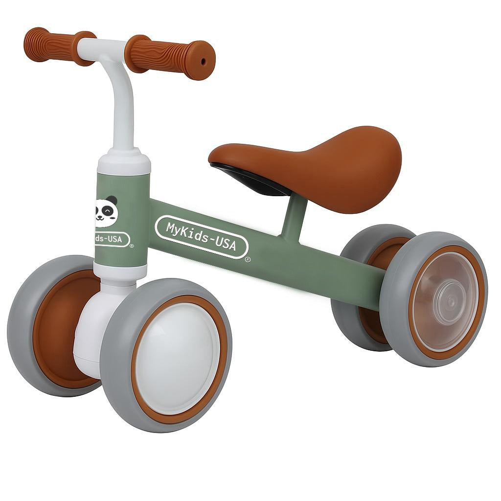 Metal Balance Bike for Toddlers with Light-Up Wheel (12–36 Months) – Strong & Stable First Ride