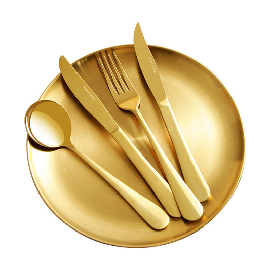 Thickened Stainless Steel Steak Knife And Fork Set