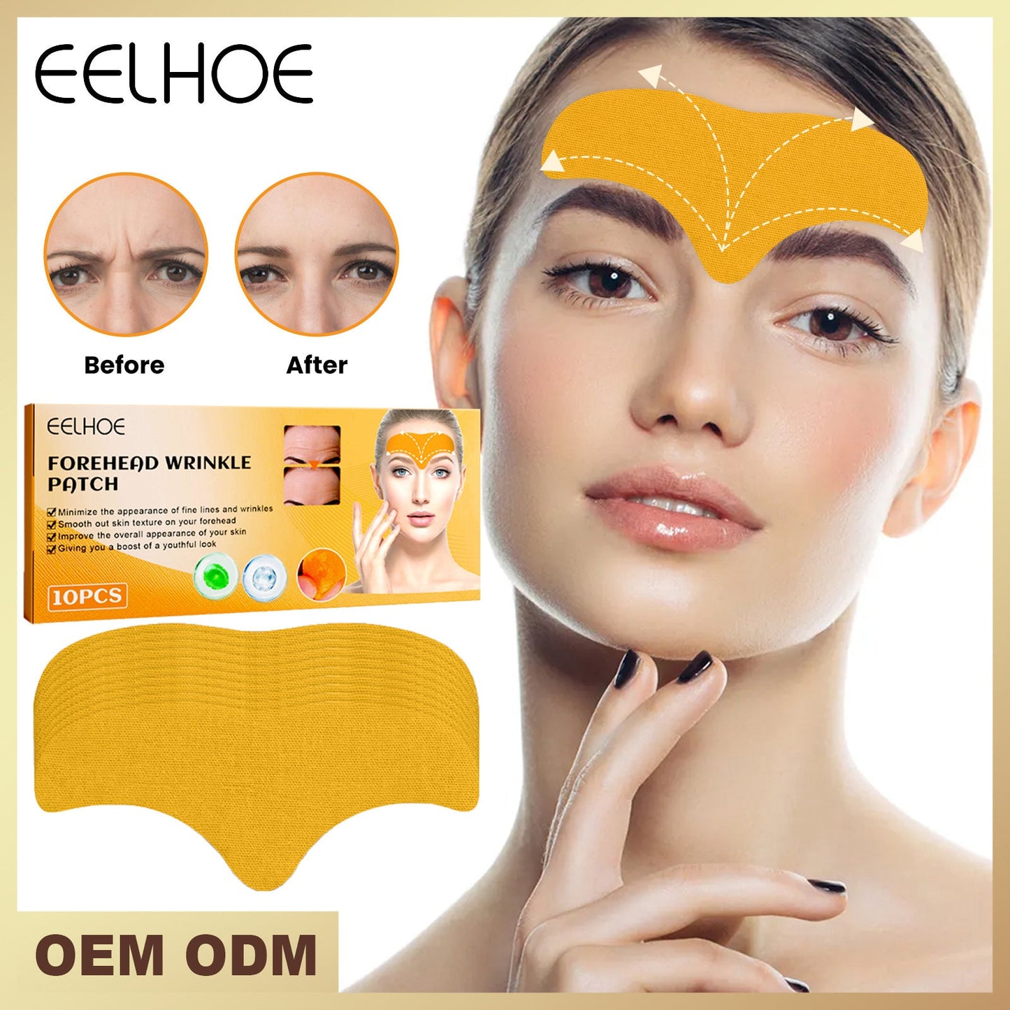 Orange Forehead Sticker