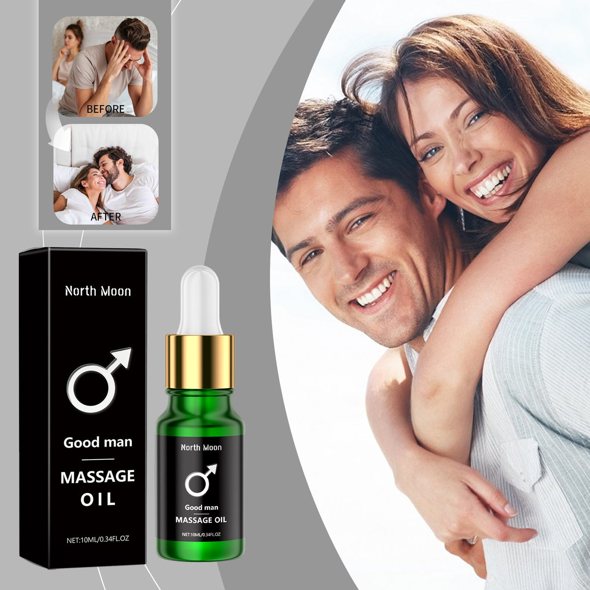 Men's Massage Oil 1010ml-box