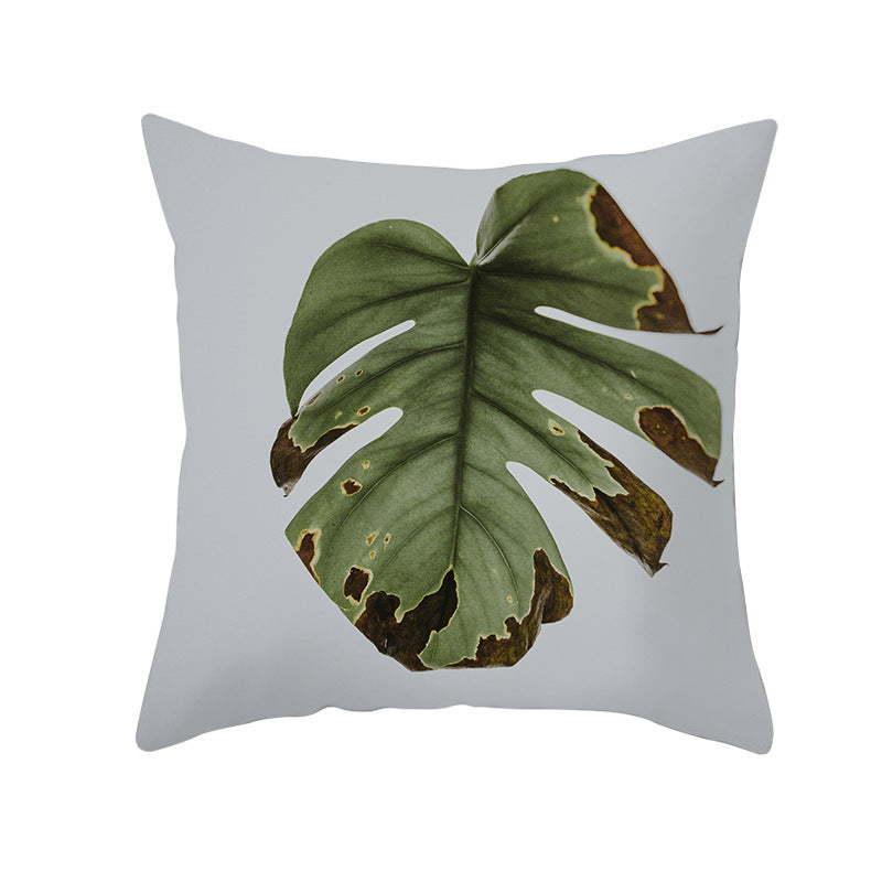 Tropical Plants Pillowcase Decor