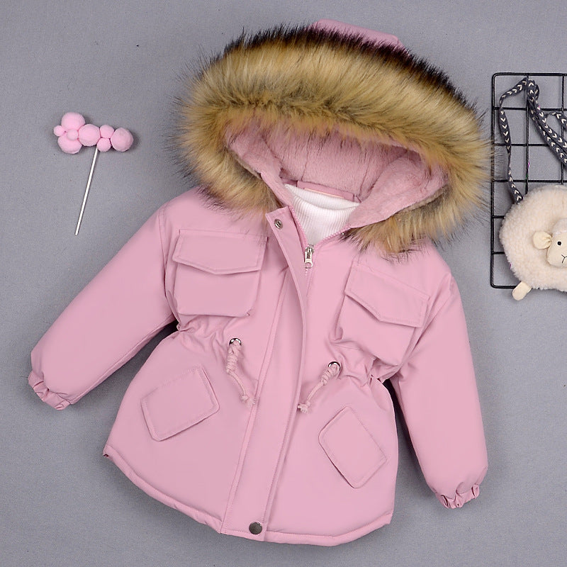 Children's Thick Winter Cotton-padded Jacket