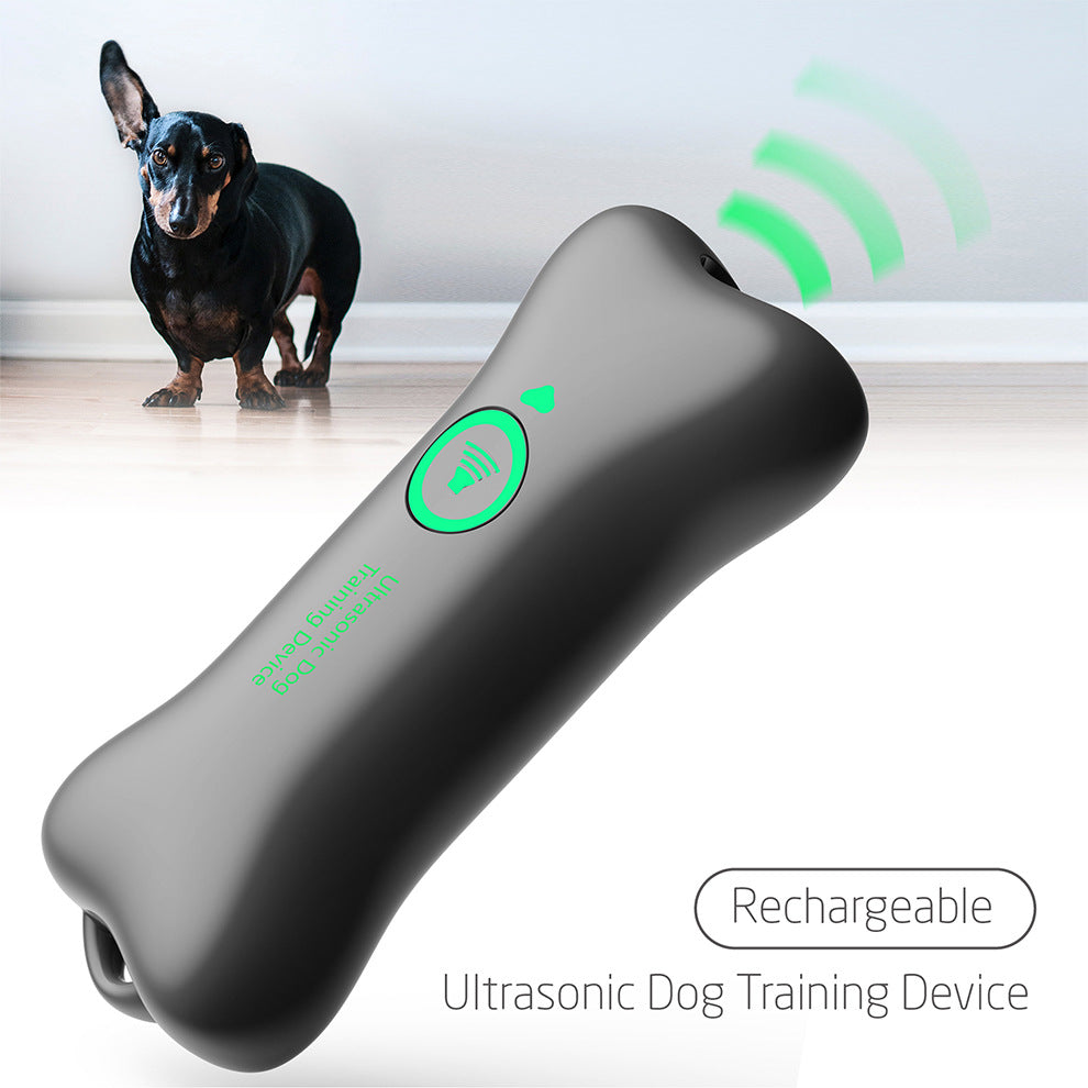 Portable Handheld Ultrasonic Anti-Bark Dog Repellent & Trainer