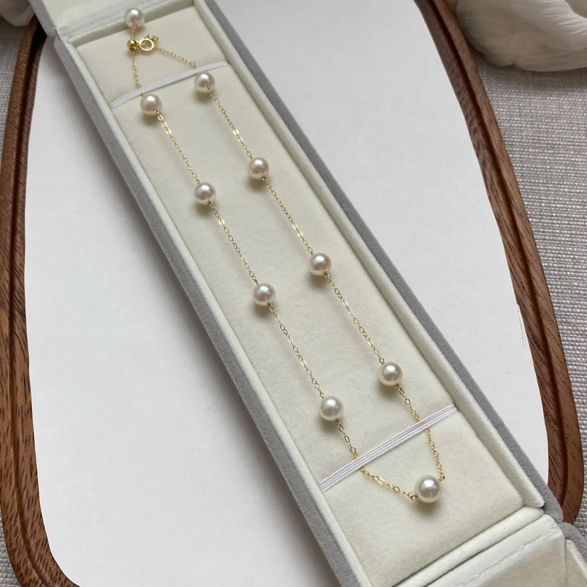 Starry Sky Shell Pearls Couple Valentine's Day Gift Necklace