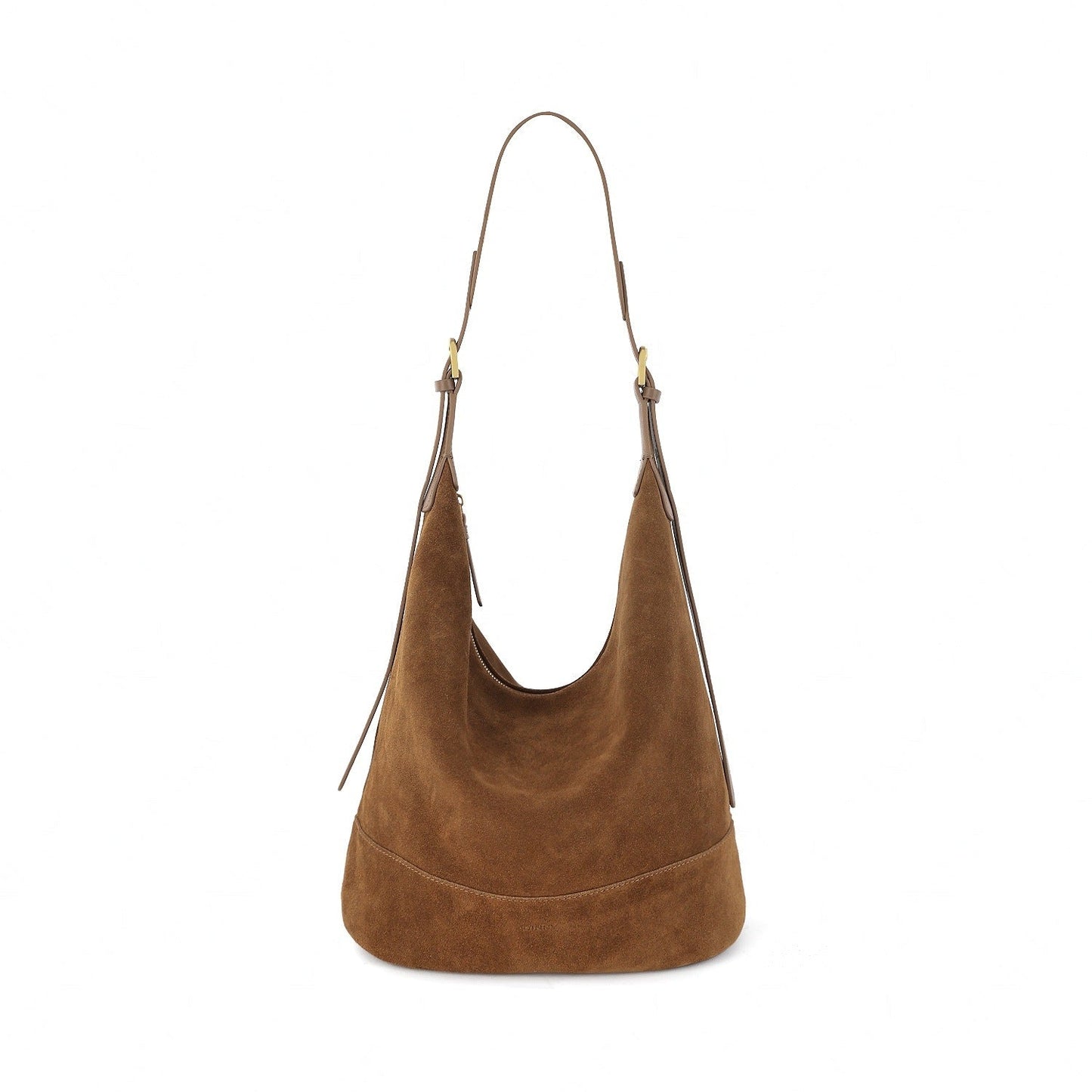 Retro Laid-back Suede Bucket A Versatile Slouchy Commuter Shoulder Or Crossbody Bag