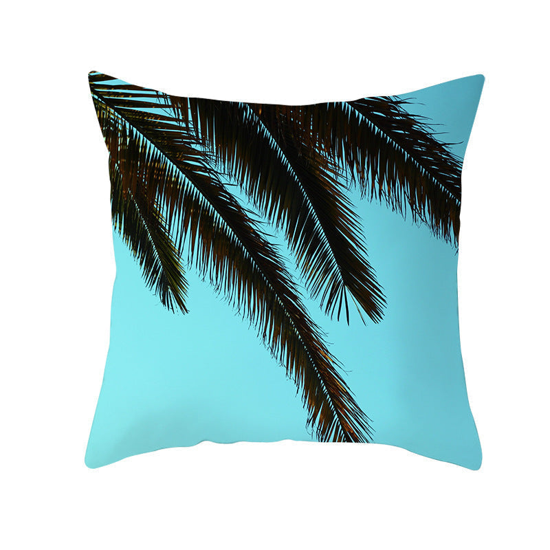 Tropical Plants Pillowcase Decor