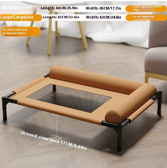 Dog Camp Bed Removable And Washable Moisture-proof Pet Bed