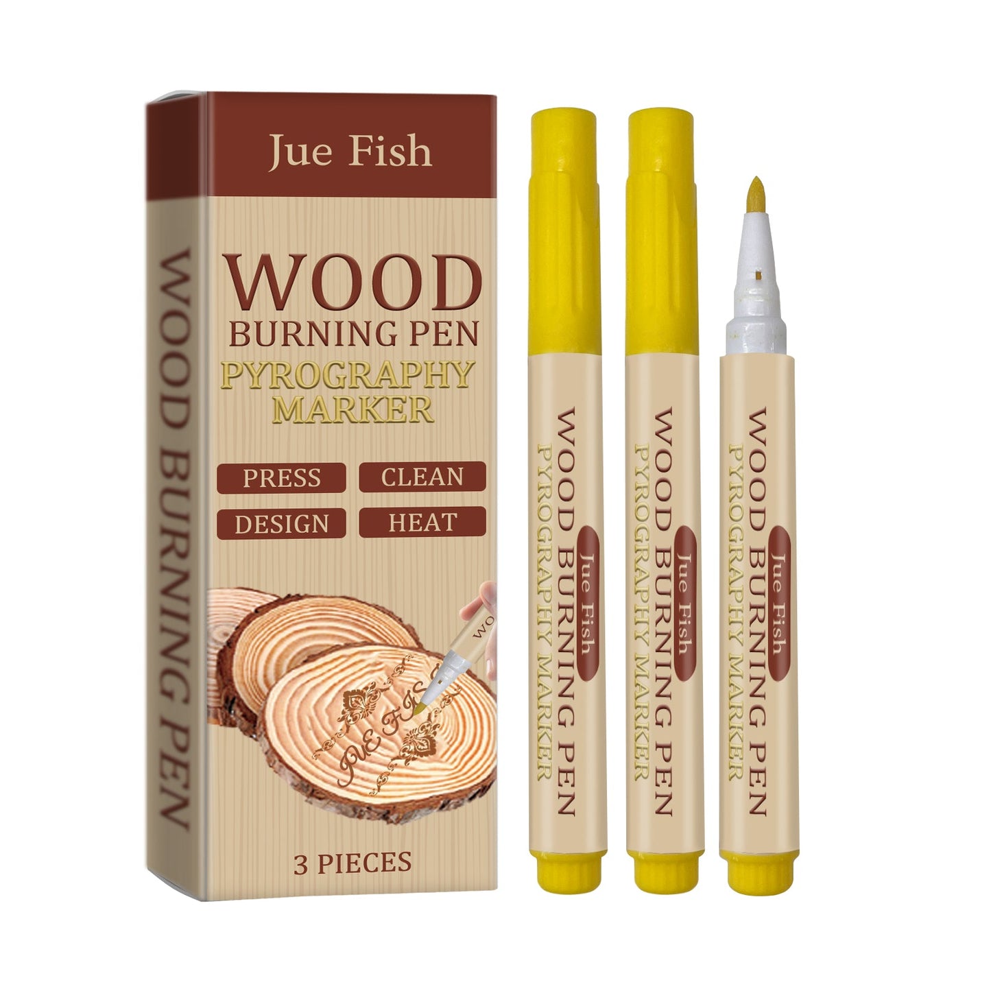 Wood Burning Pens 3pcs1box