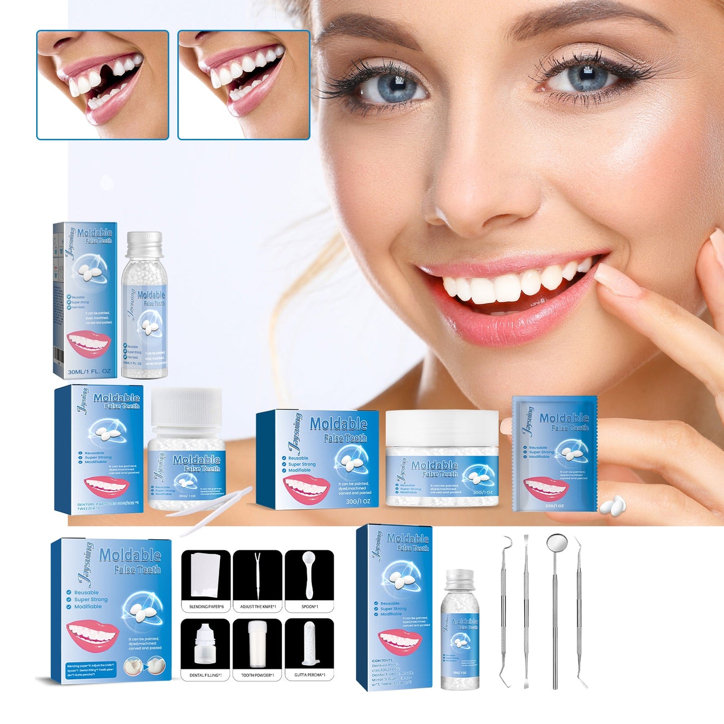 Cosmetic Dentures Modify Gum Tissue