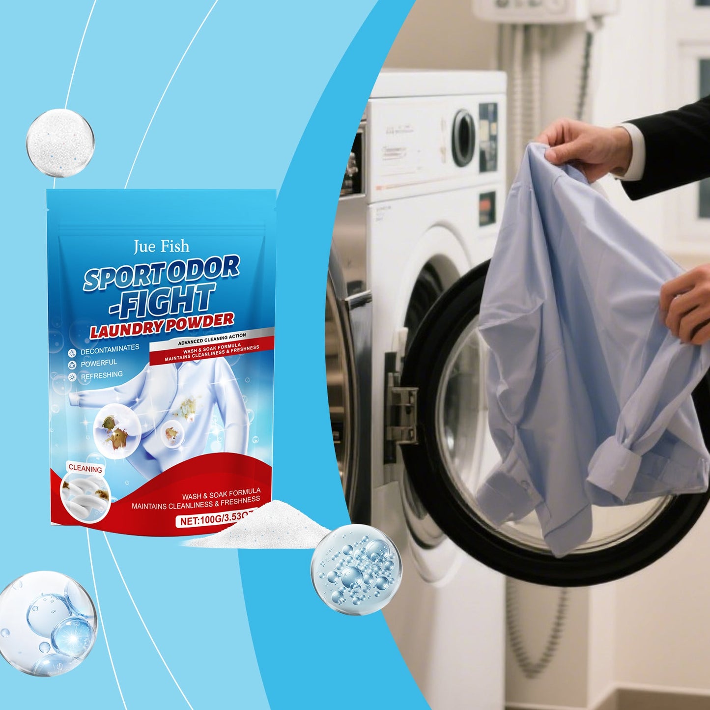 Clothing Cleaning Powder 1 0 0g1bag