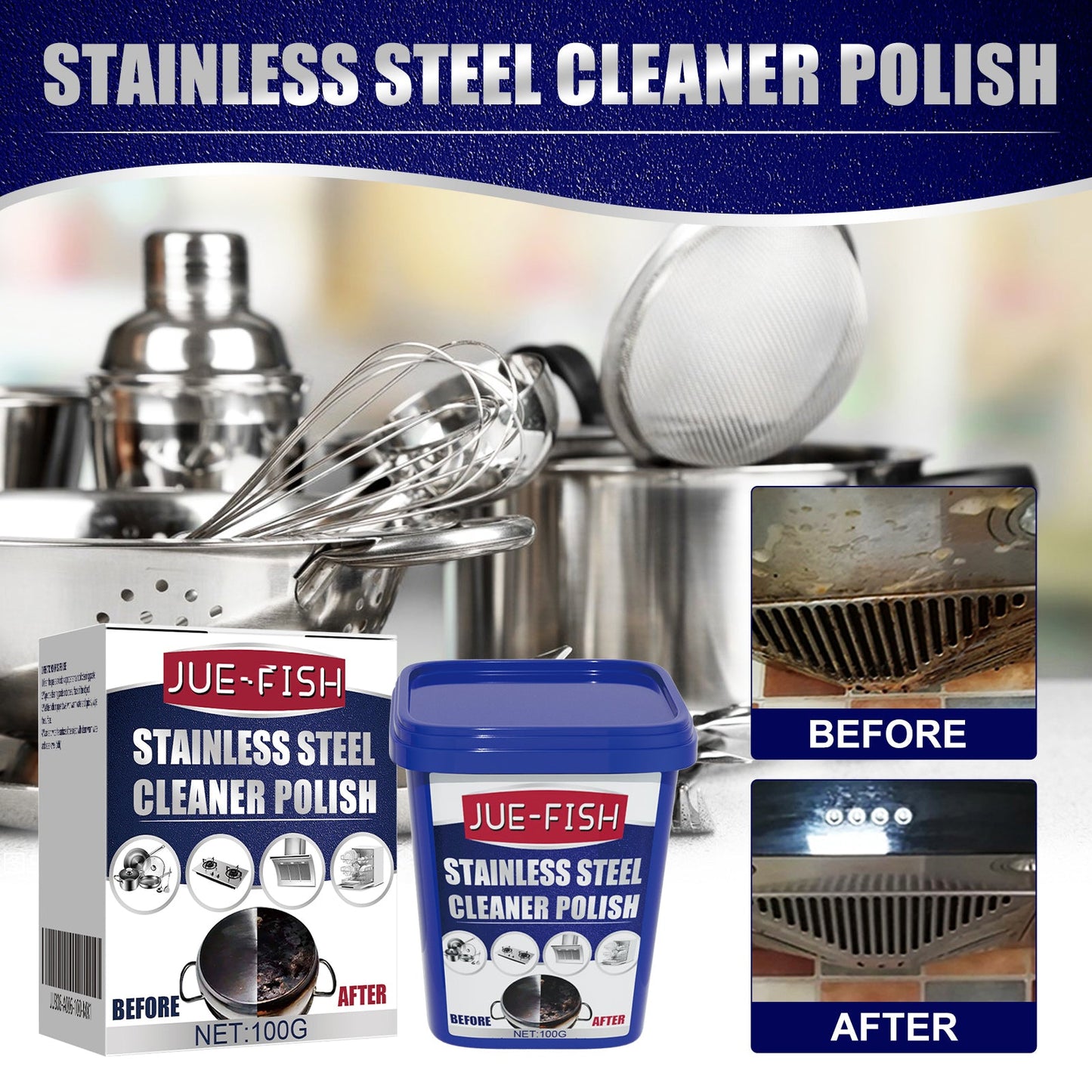 Stainless Steel Cleaning Paste