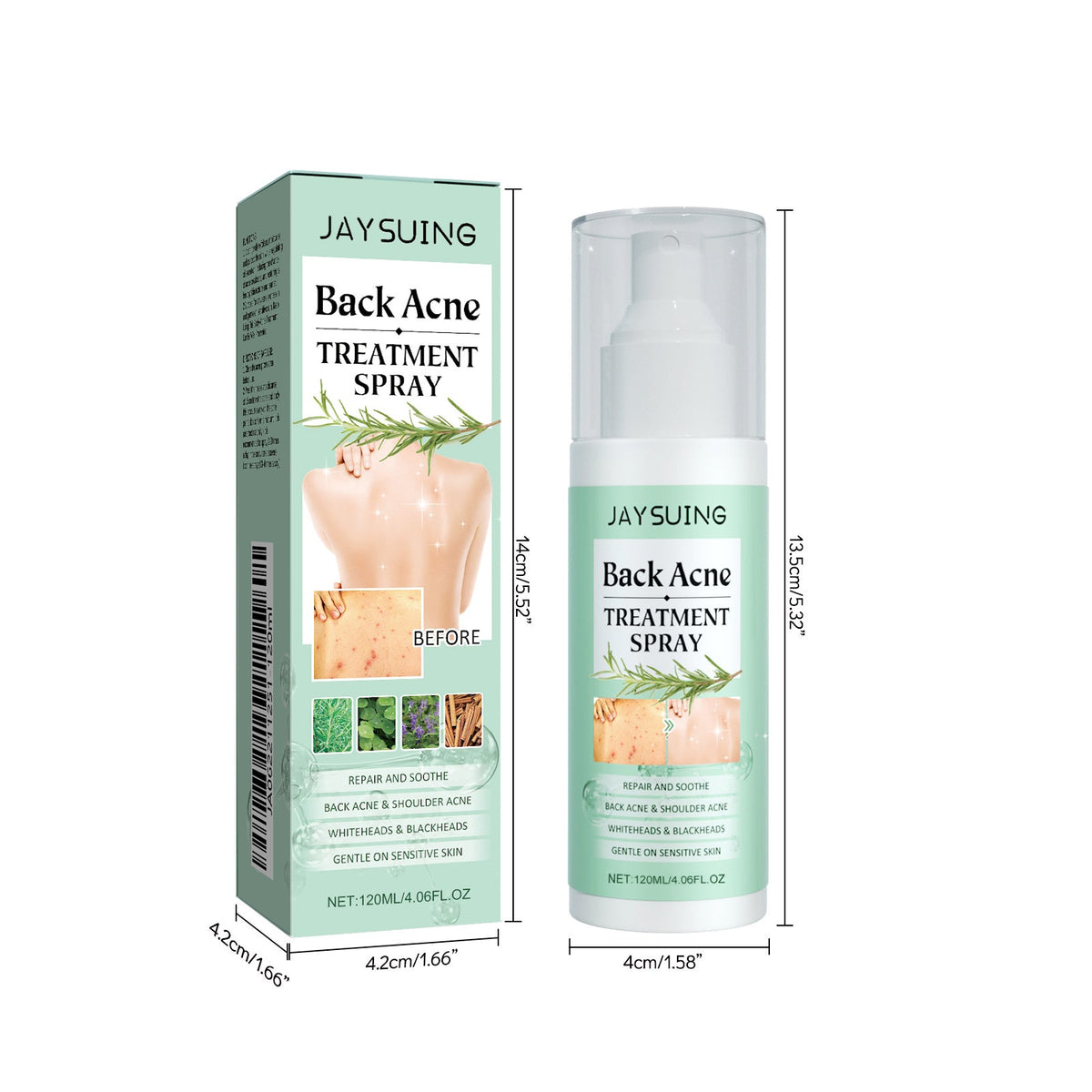 Back Cleansing Spray 120ml 1 Box