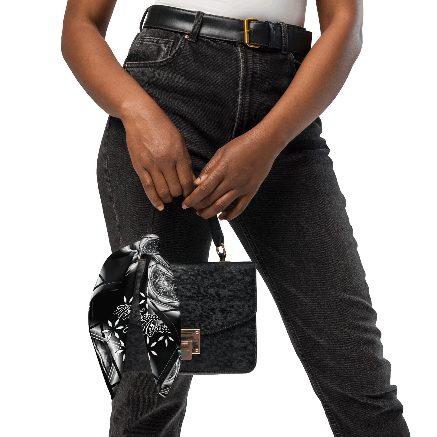 Melchizedek | All-Over Print Bandana (B/W)