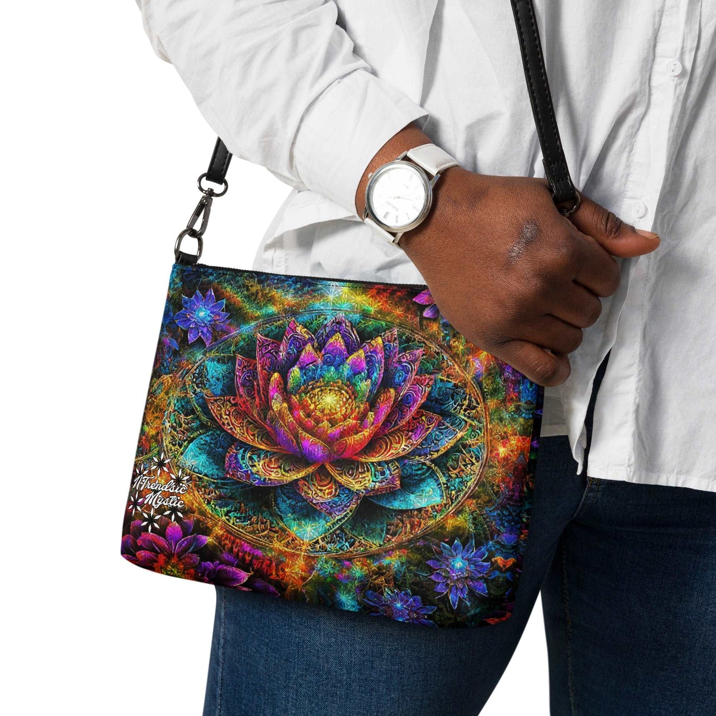 Mystic Abundance | Lotus Crossbody Bag
