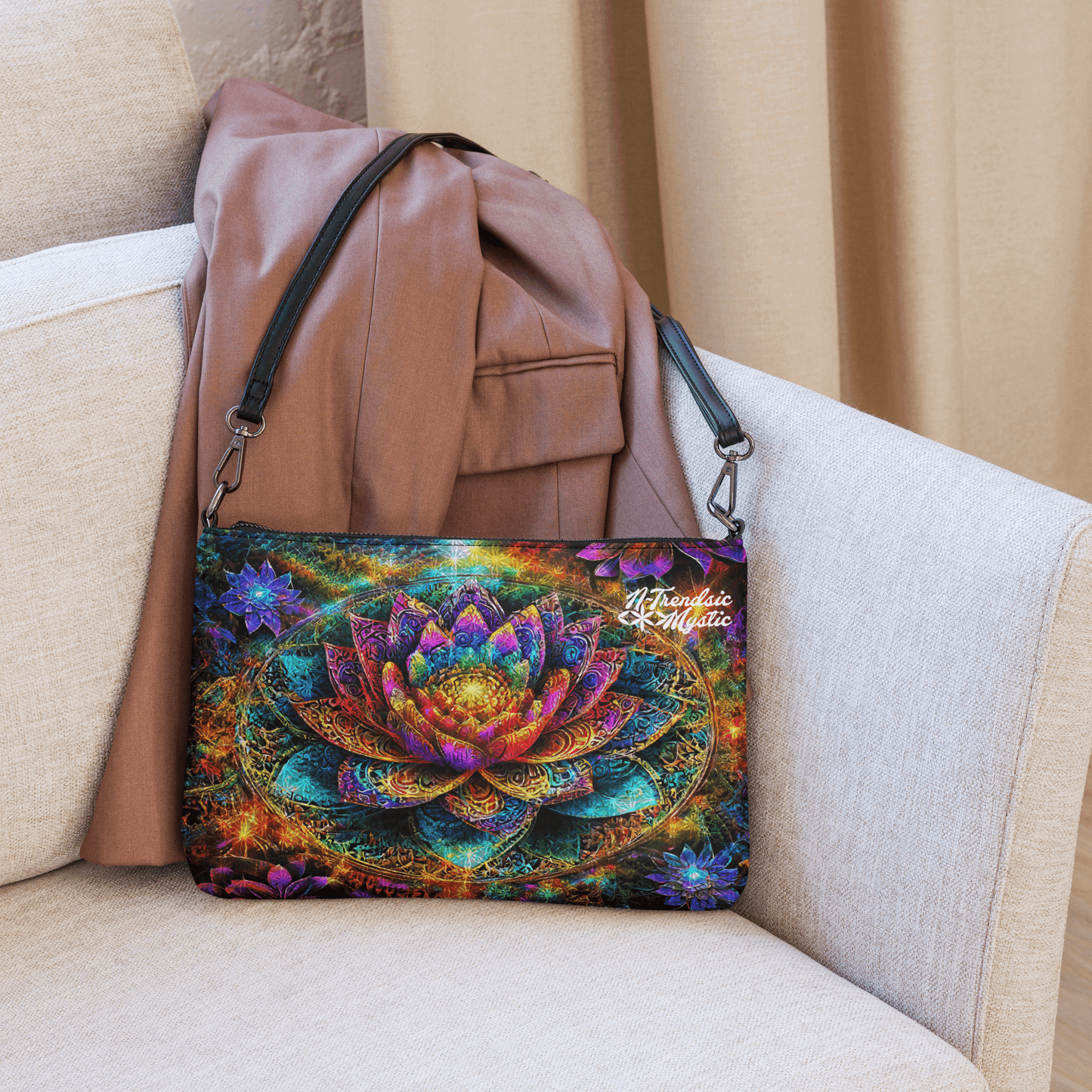 Mystic Abundance | Lotus Crossbody Bag