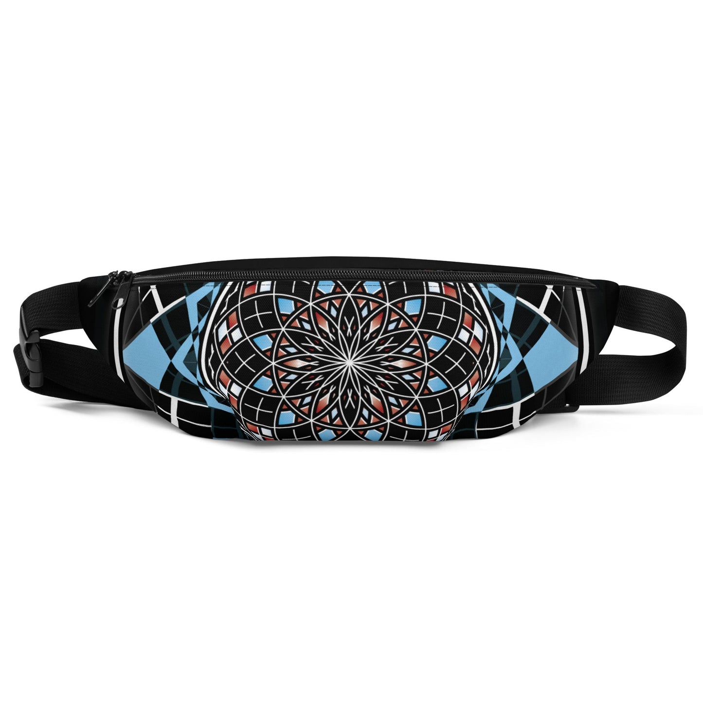 Quantum Bloom Fanny Pack | Sacred Geometry Travel Bag