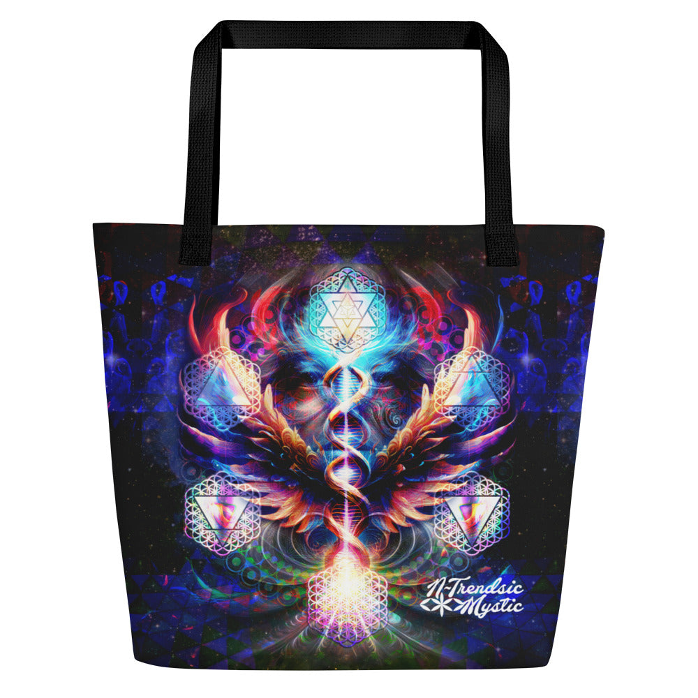 Essence of the ALL-Over Print | Large Mystic Tote Bag