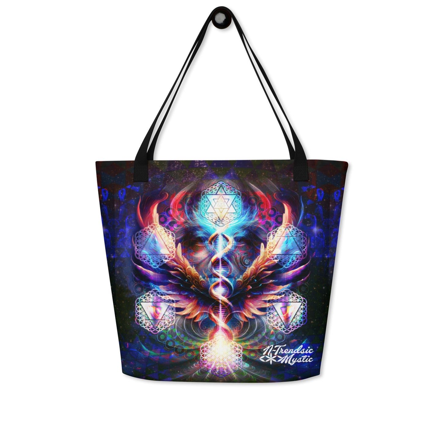 Essence of the ALL-Over Print | Large Mystic Tote Bag