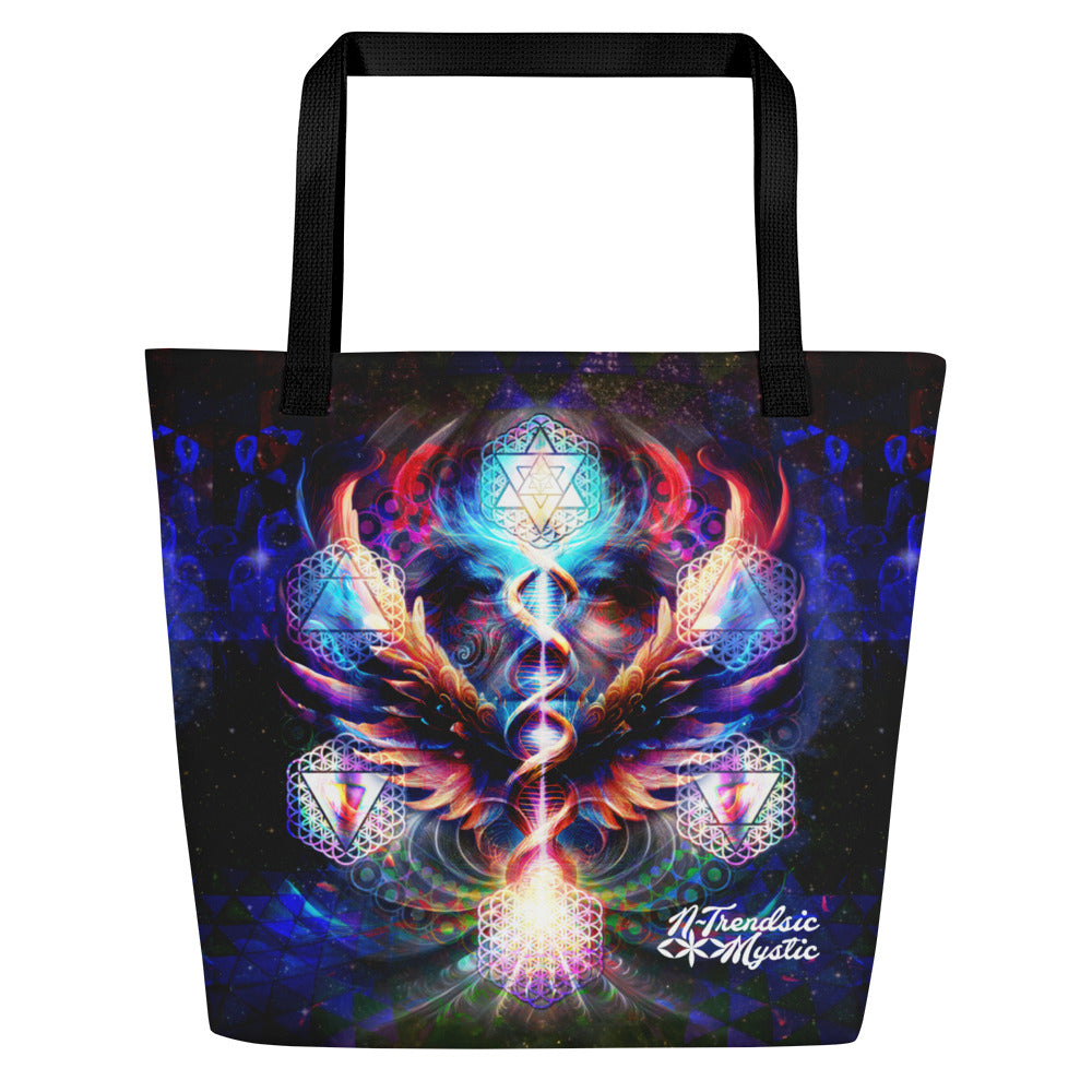 Essence of the ALL-Over Print | Large Mystic Tote Bag