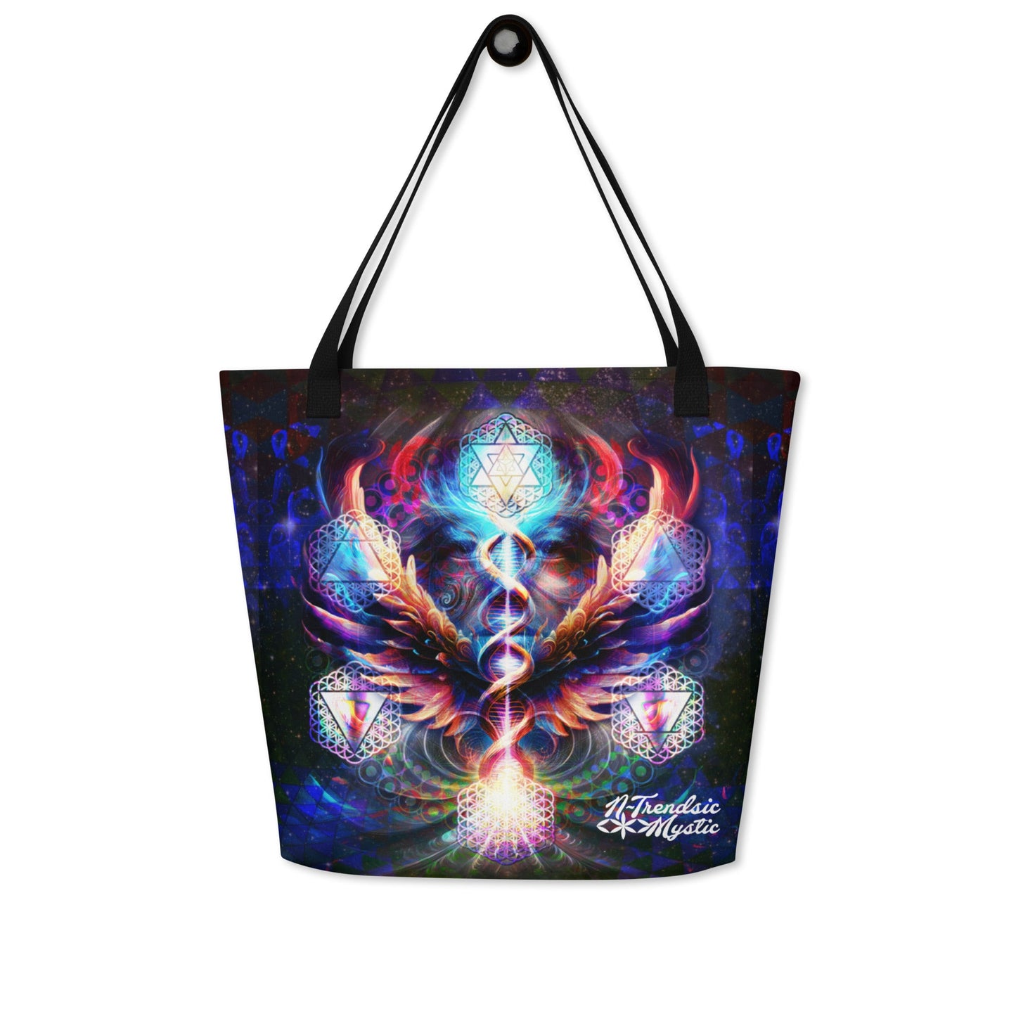 Essence of the ALL-Over Print | Large Mystic Tote Bag