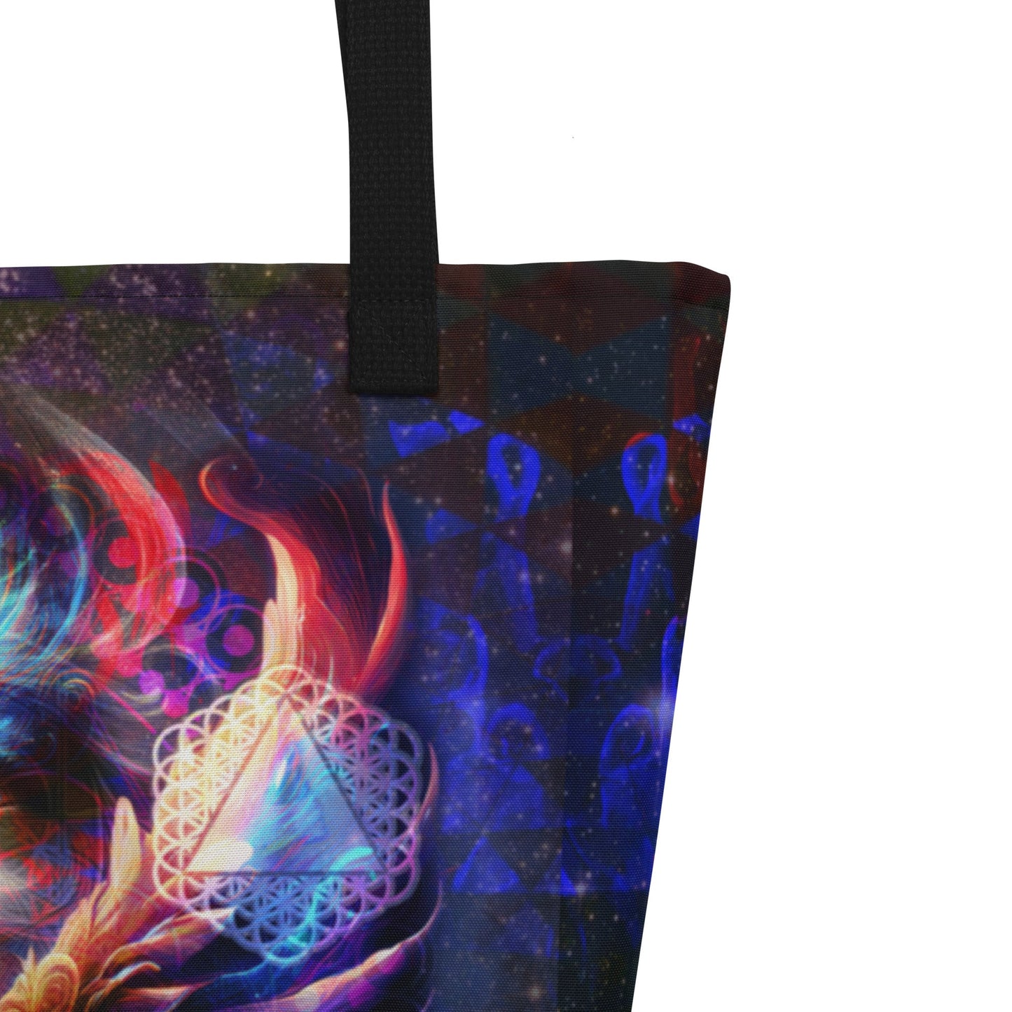 Essence of the ALL-Over Print | Large Mystic Tote Bag