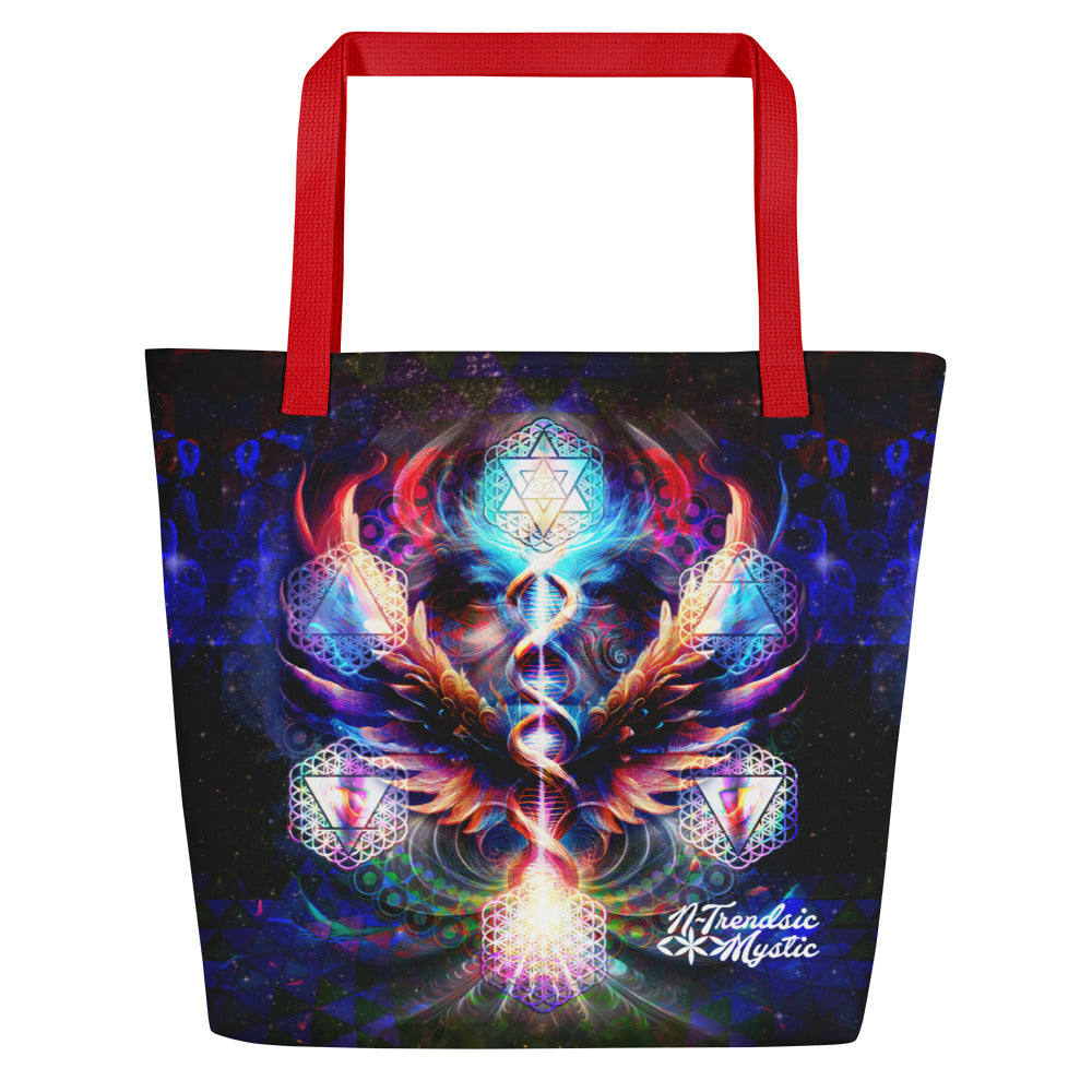 Essence of the ALL-Over Print | Large Mystic Tote Bag