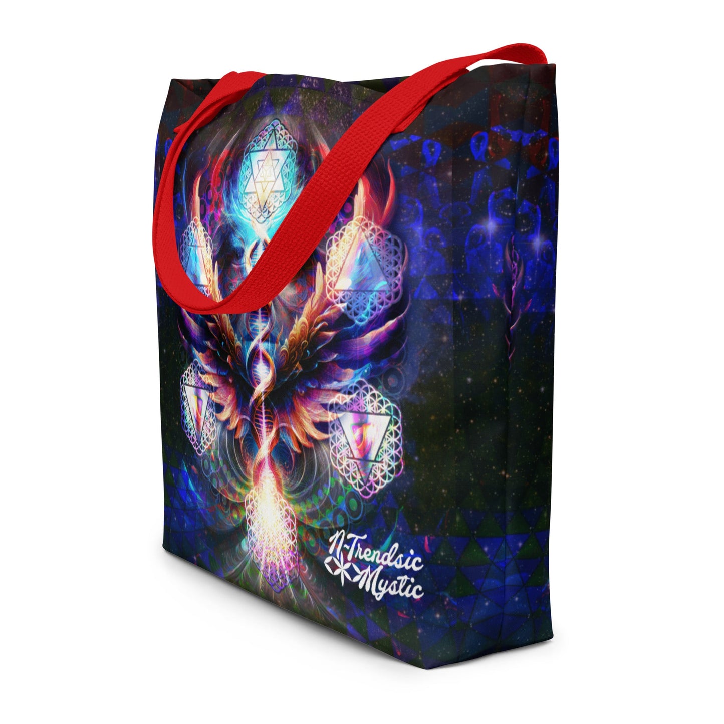 Essence of the ALL-Over Print | Large Mystic Tote Bag