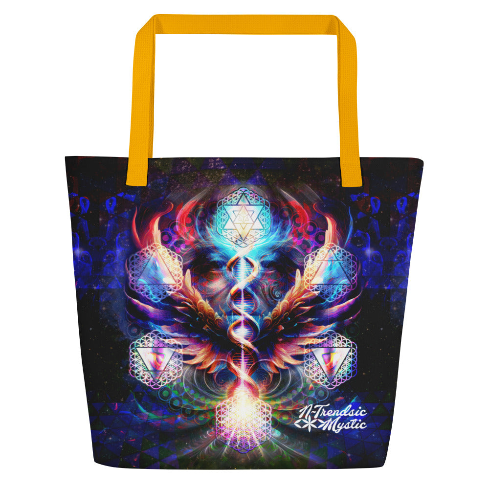 Essence of the ALL-Over Print | Large Mystic Tote Bag