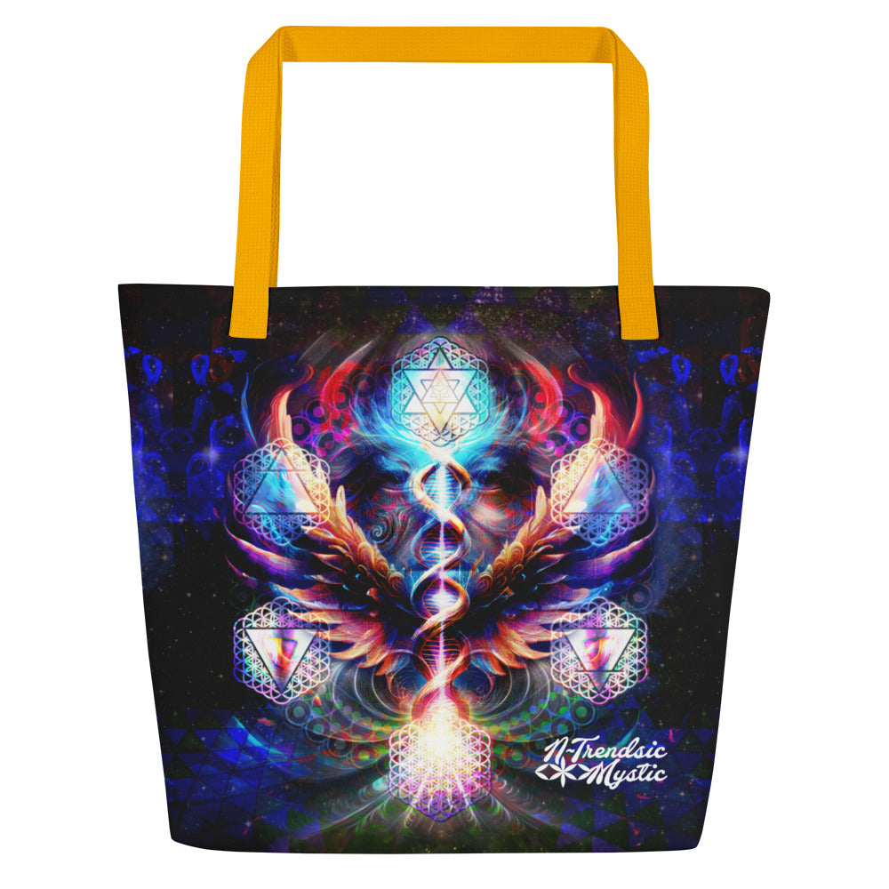 Essence of the ALL-Over Print | Large Mystic Tote Bag