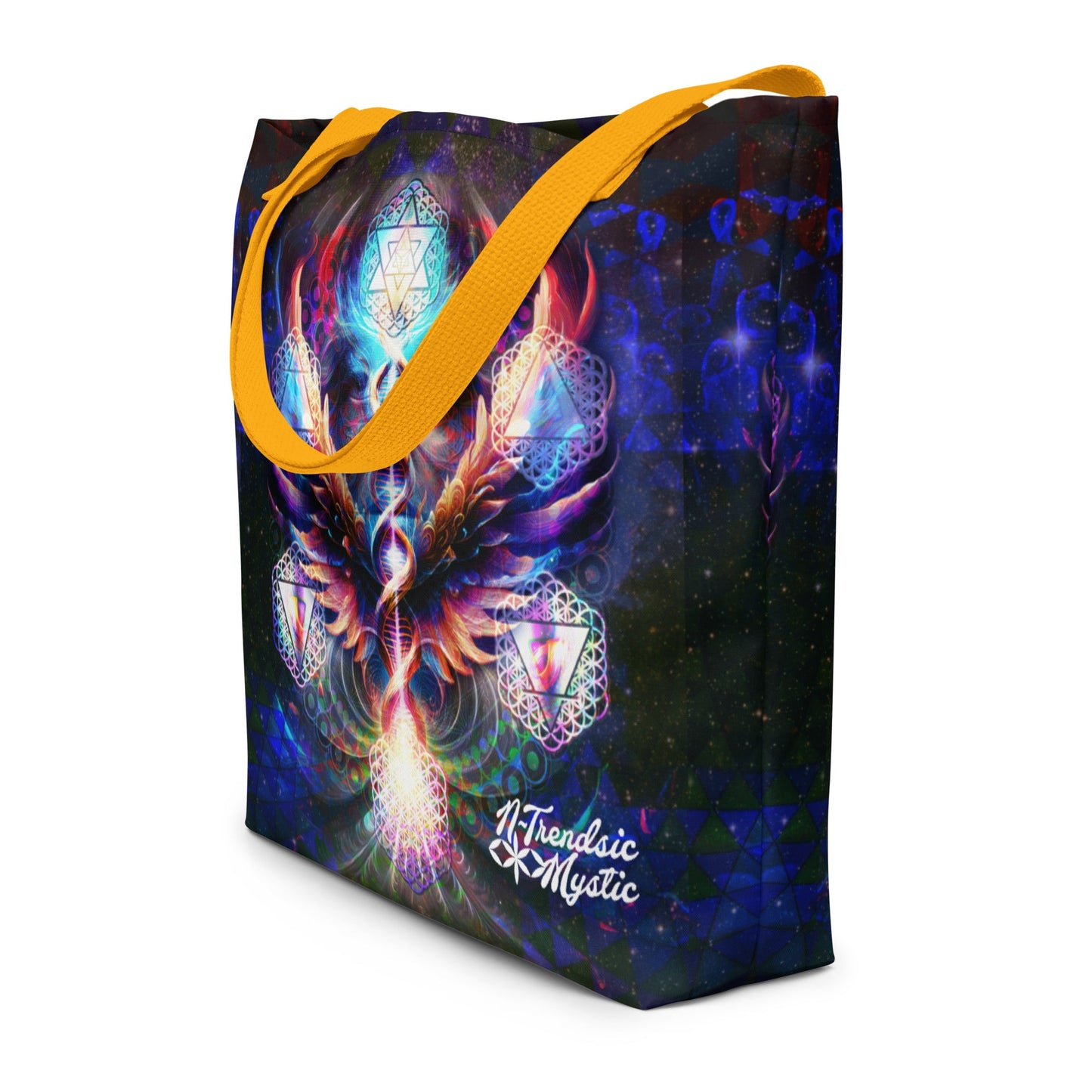 Essence of the ALL-Over Print | Large Mystic Tote Bag