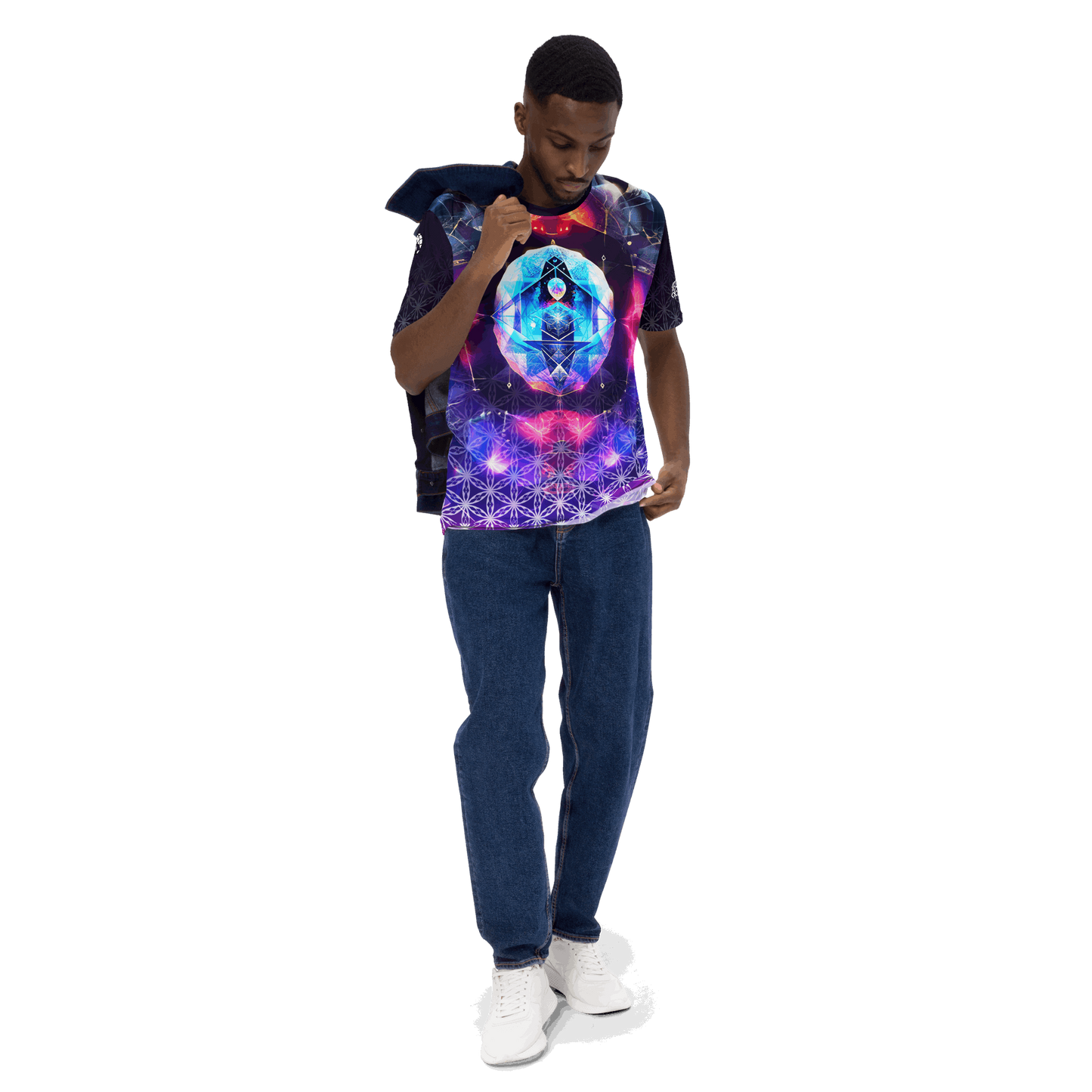 Reflective Awareness |Men’s Sacred Geometry Tee