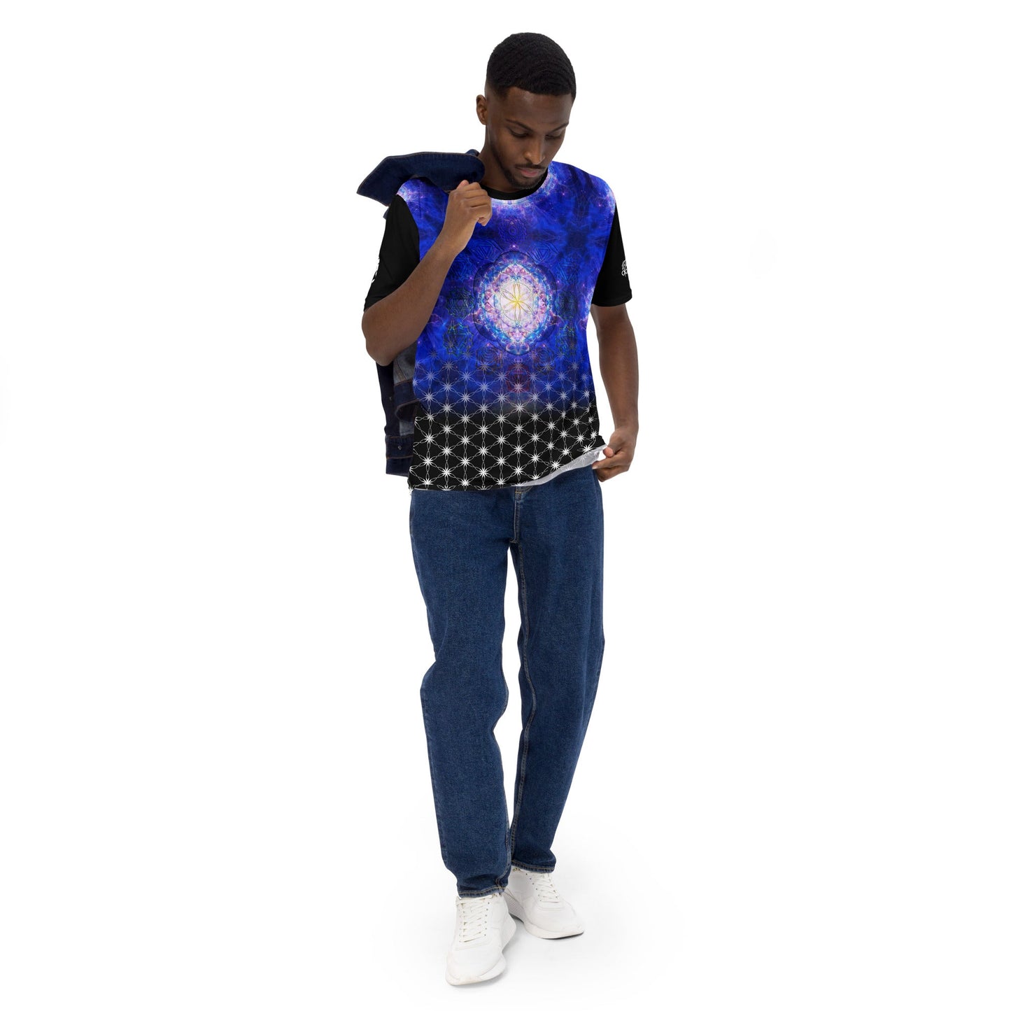 Intrinsic Starseed Men’s All-Over Print T-Shirt | Cosmic Geometry Edition
