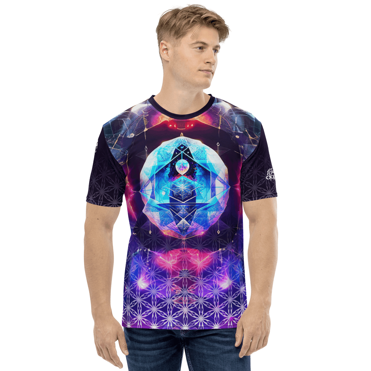 Reflective Awareness |Men’s Sacred Geometry Tee