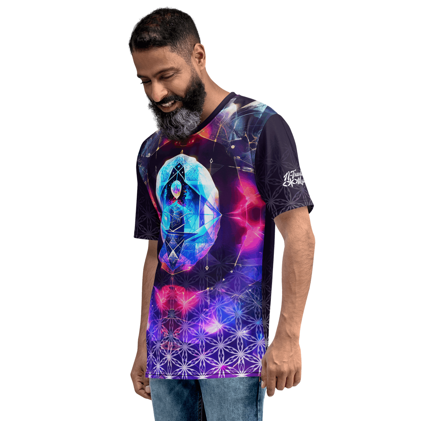 Reflective Awareness |Men’s Sacred Geometry Tee