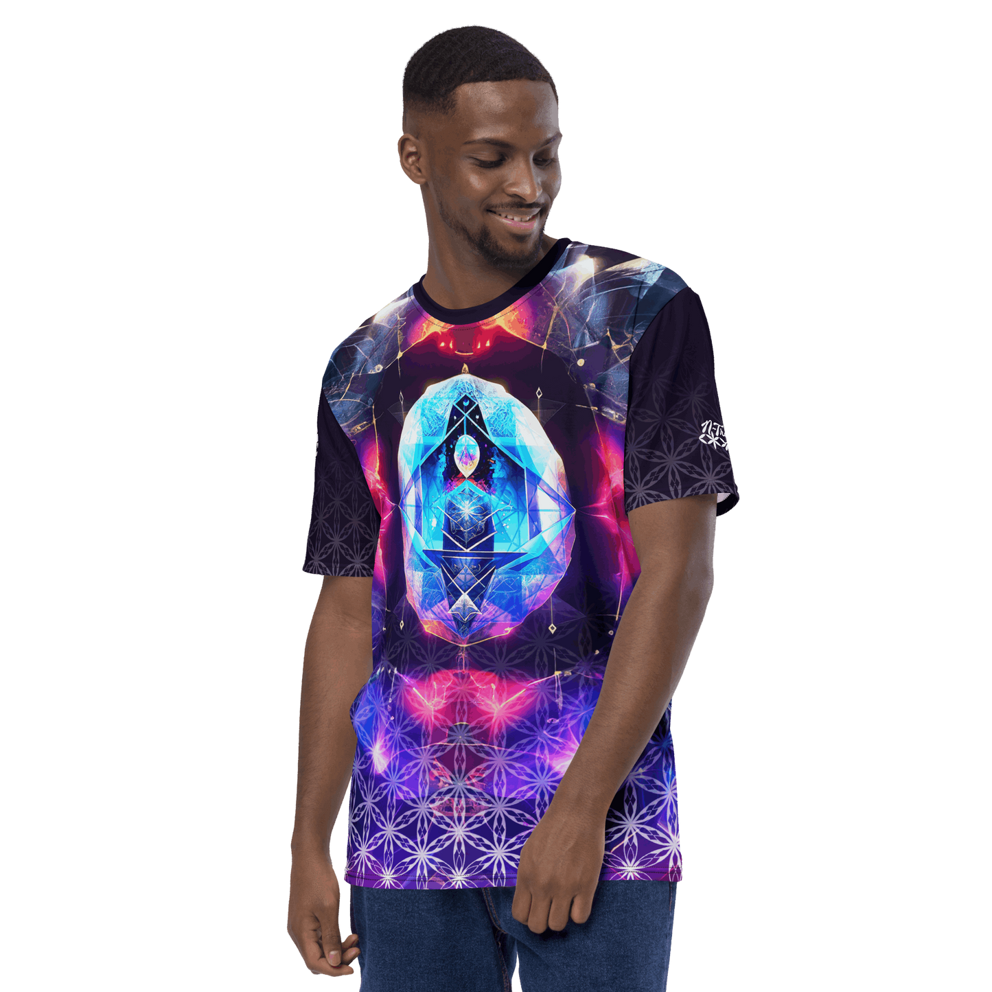 Reflective Awareness |Men’s Sacred Geometry Tee