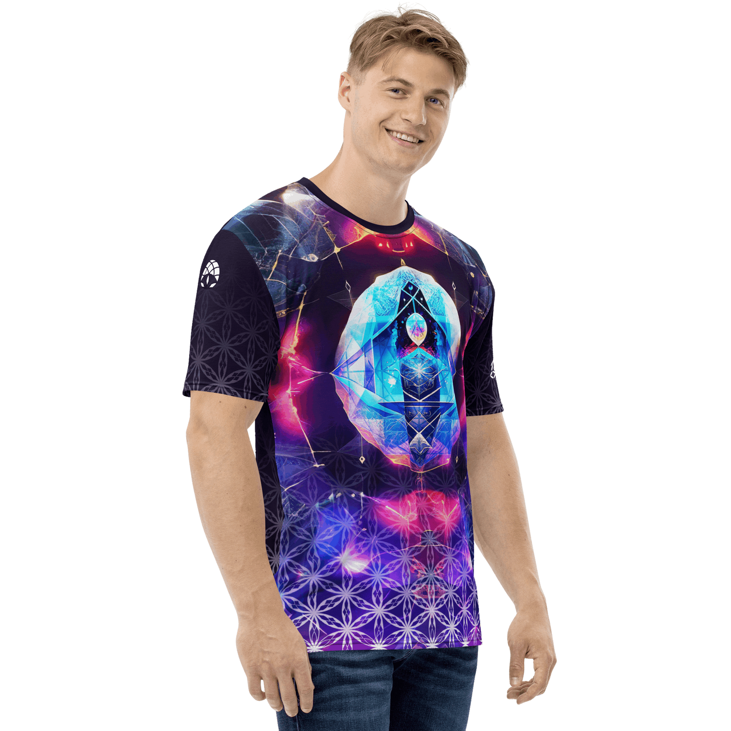 Reflective Awareness |Men’s Sacred Geometry Tee