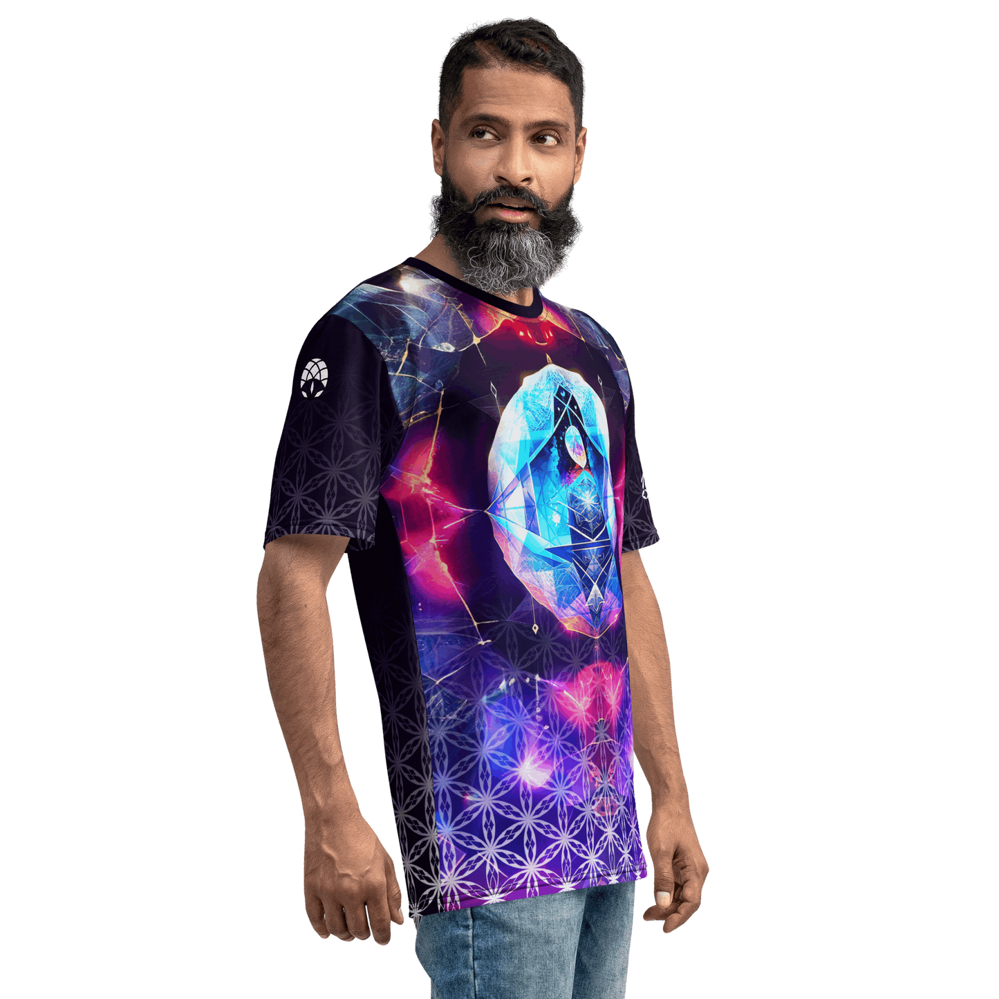 Reflective Awareness |Men’s Sacred Geometry Tee
