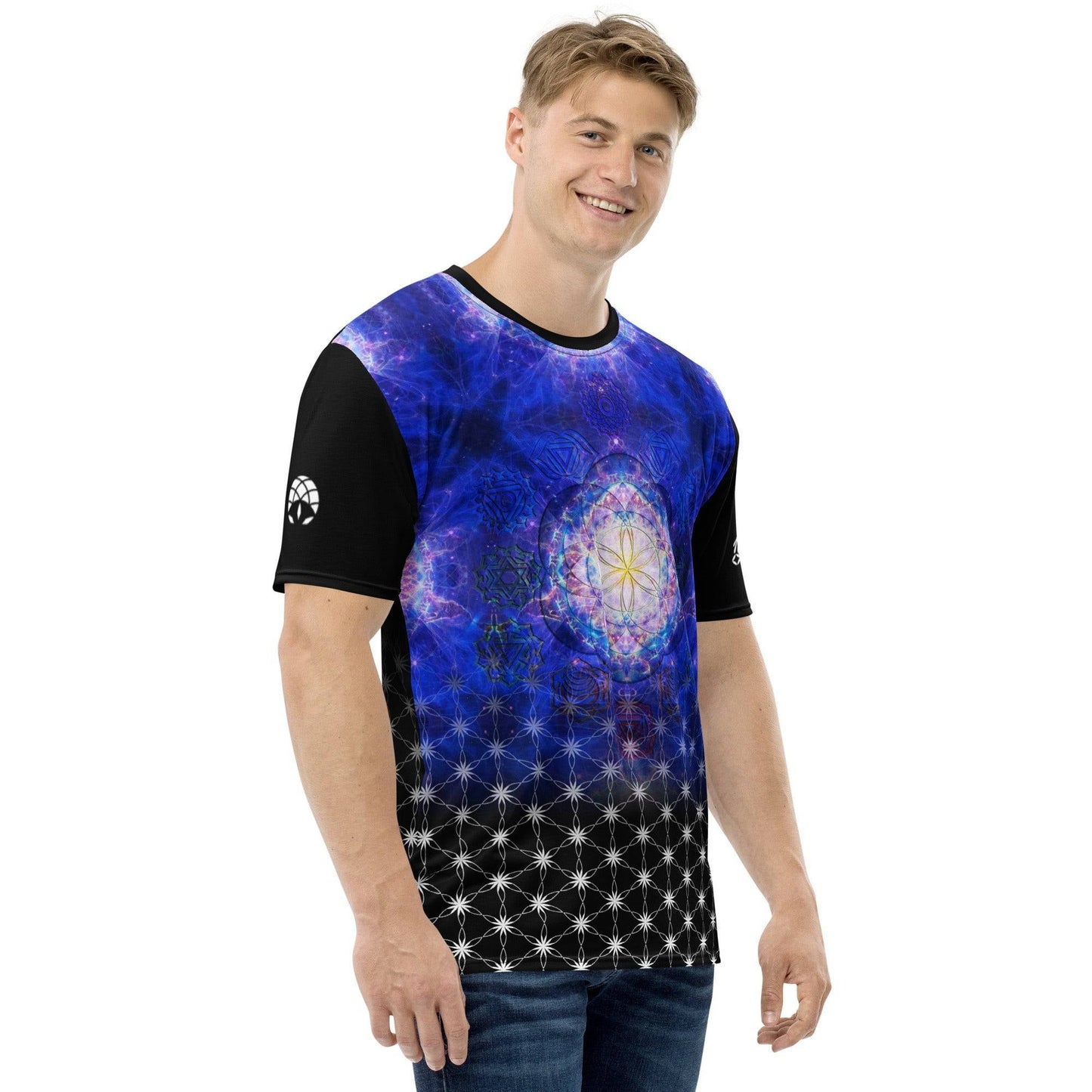 Intrinsic Starseed Men’s All-Over Print T-Shirt | Cosmic Geometry Edition