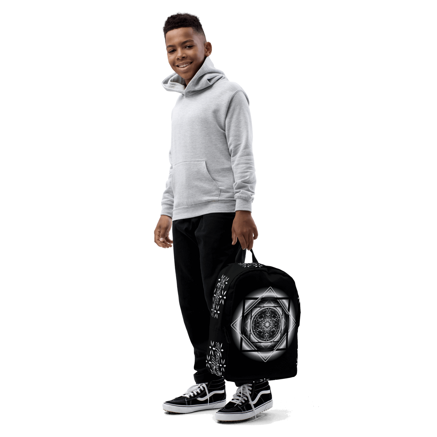 Melchizedek | Minimalist Backpack (B/W)