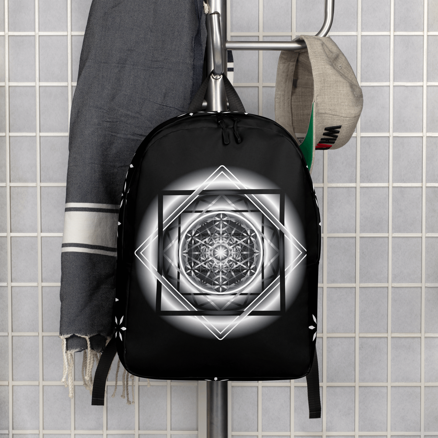 Melchizedek | Minimalist Backpack (B/W)