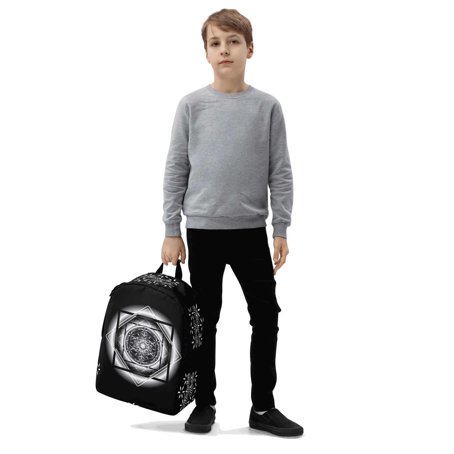 Melchizedek | Minimalist Backpack (B/W)