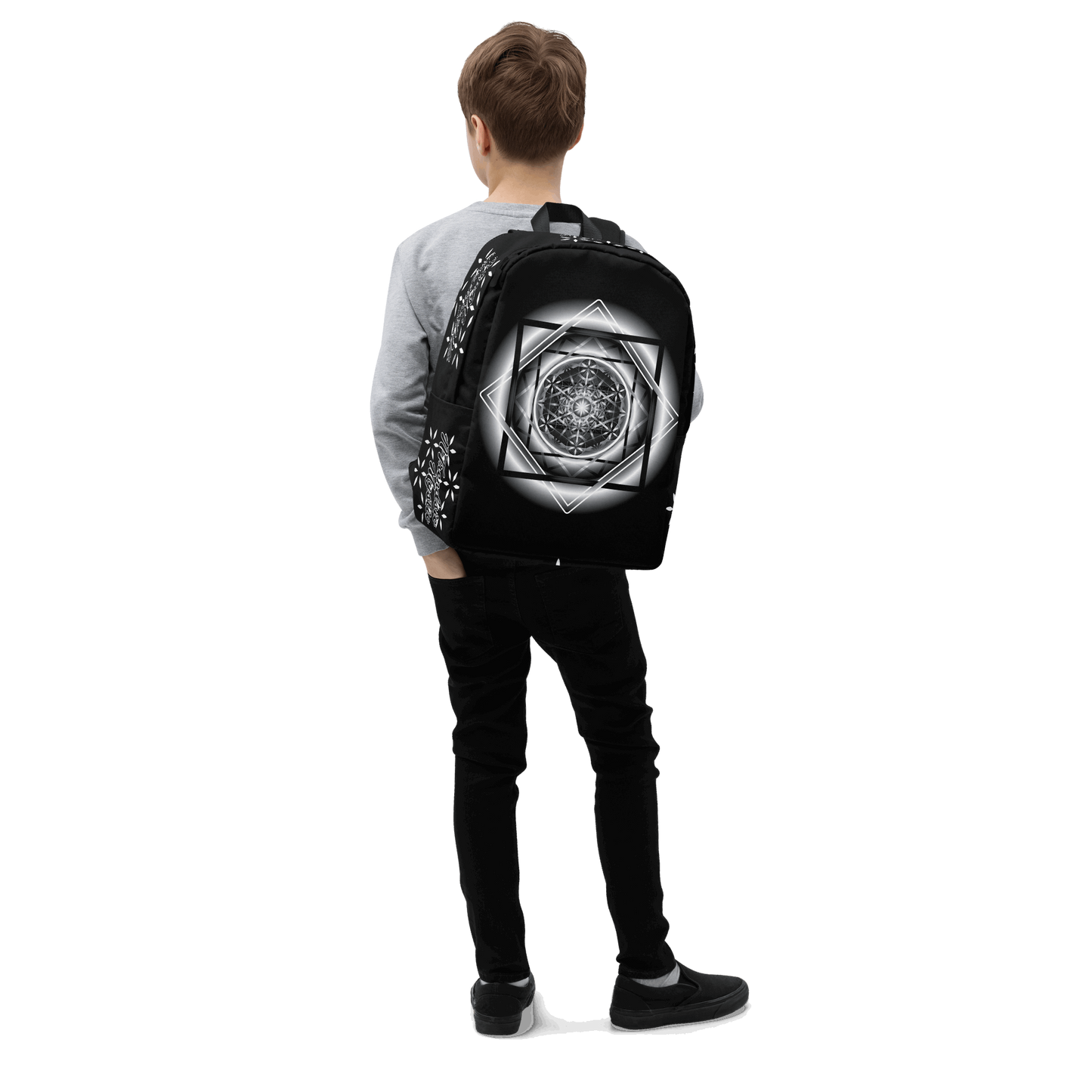 Melchizedek | Minimalist Backpack (B/W)