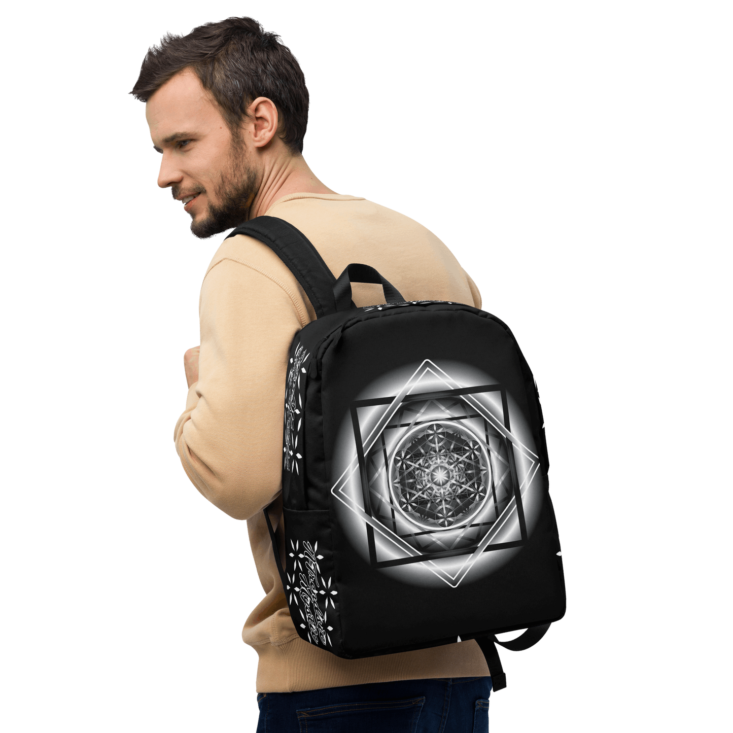 Melchizedek | Minimalist Backpack (B/W)